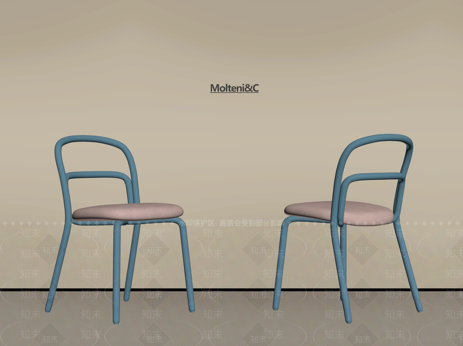 现代休闲椅SU模型下载【ID:1195870079】