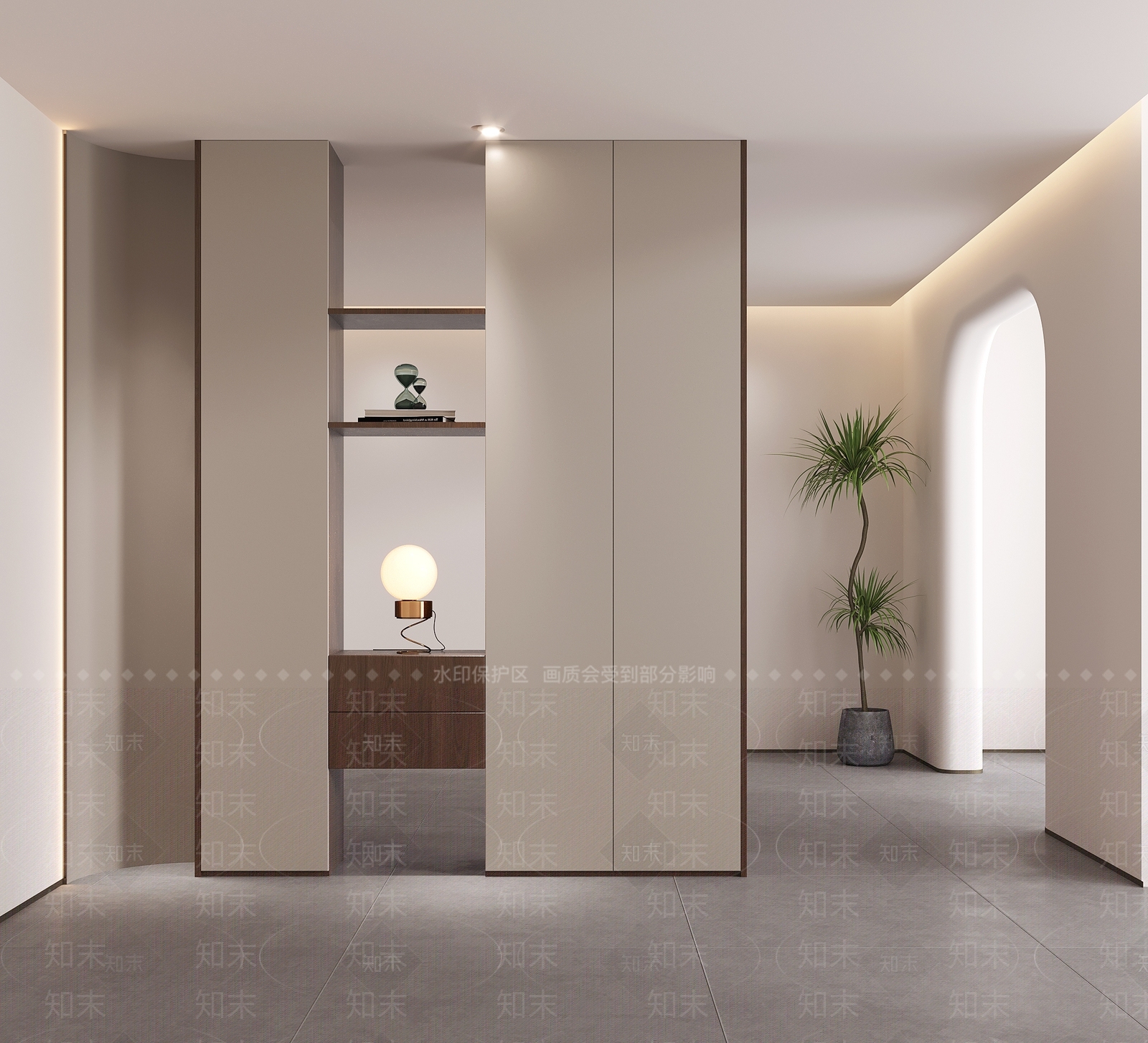 现代鞋柜3D模型下载【ID:1195876760】