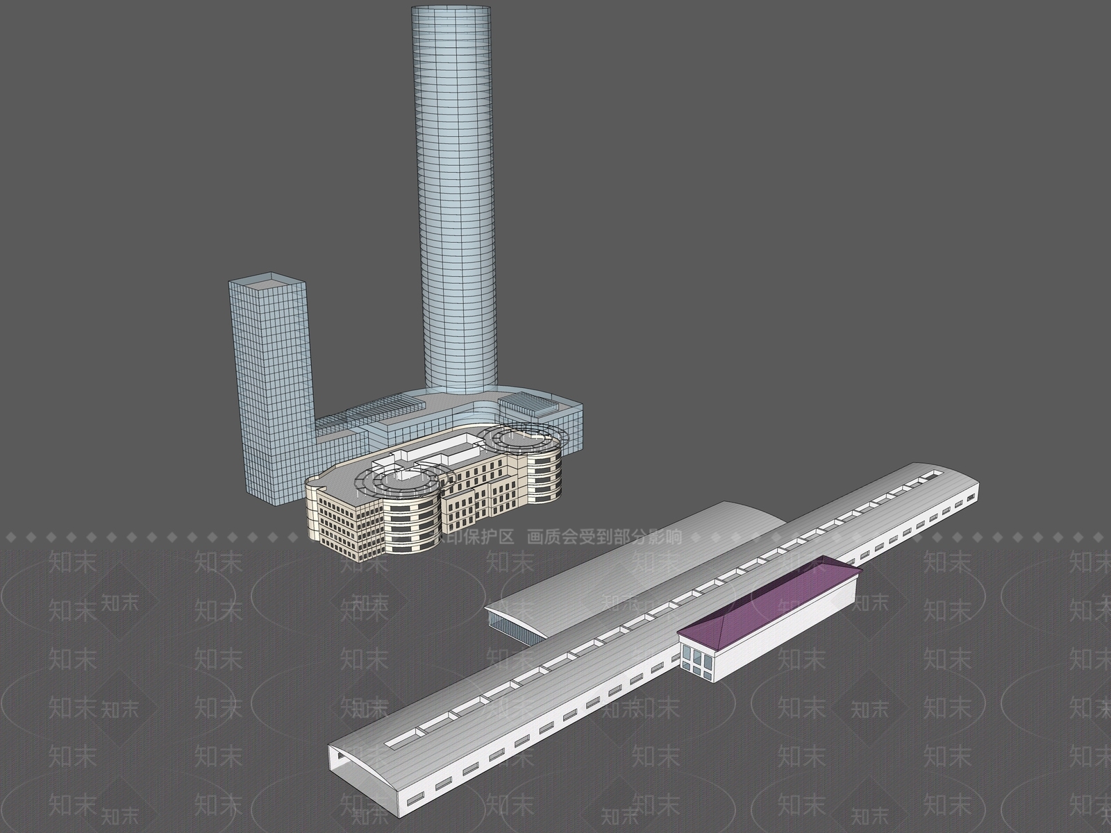 现代其他商业建筑SU模型下载【ID:1195877301】