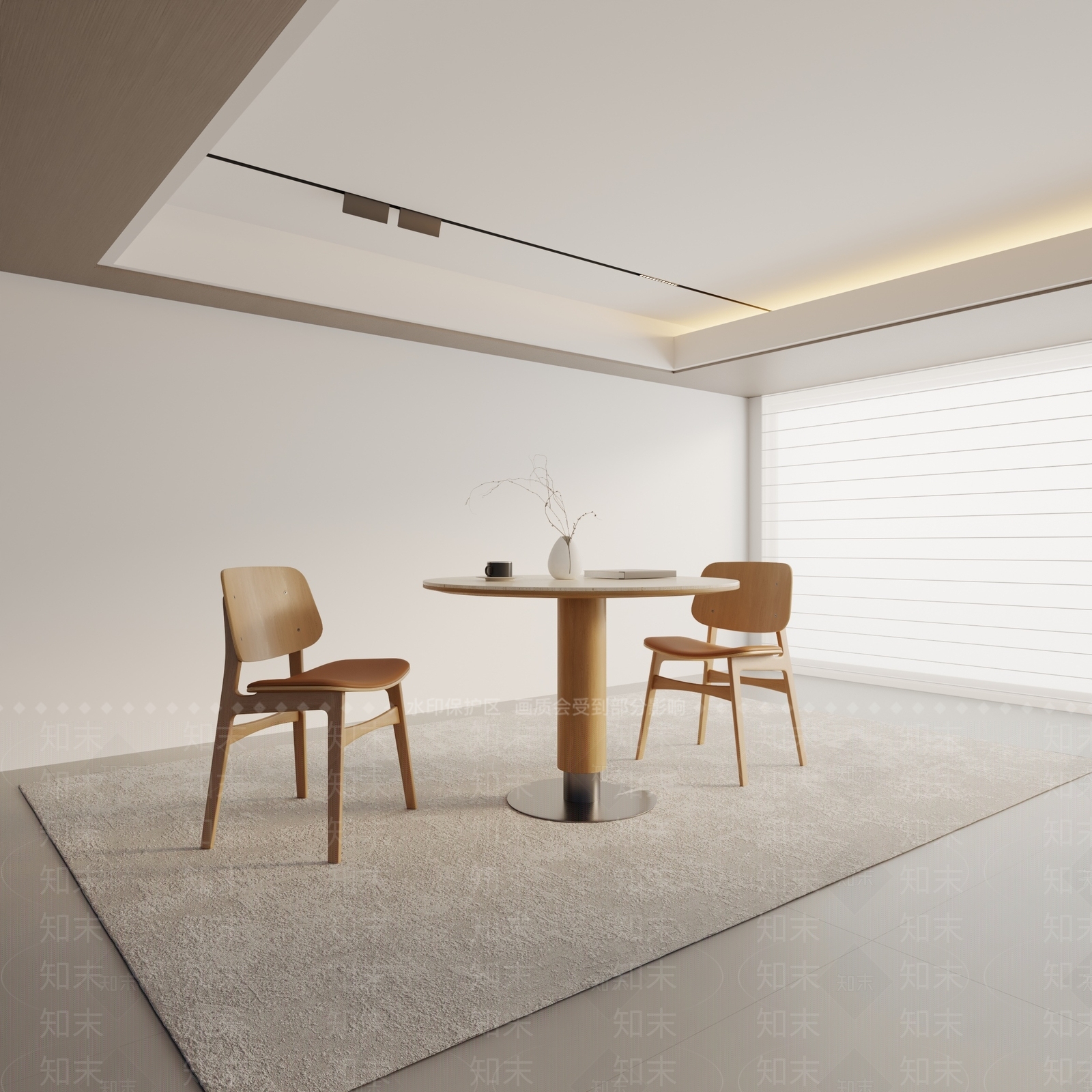 现代餐桌3D模型下载【ID:1195879981】