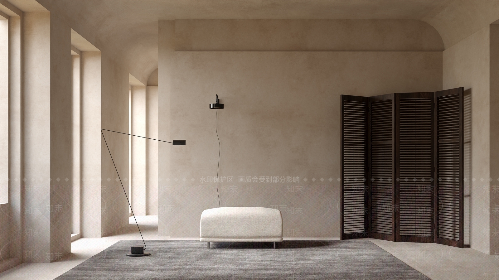 现代沙发凳3D模型下载【ID:1195882548】