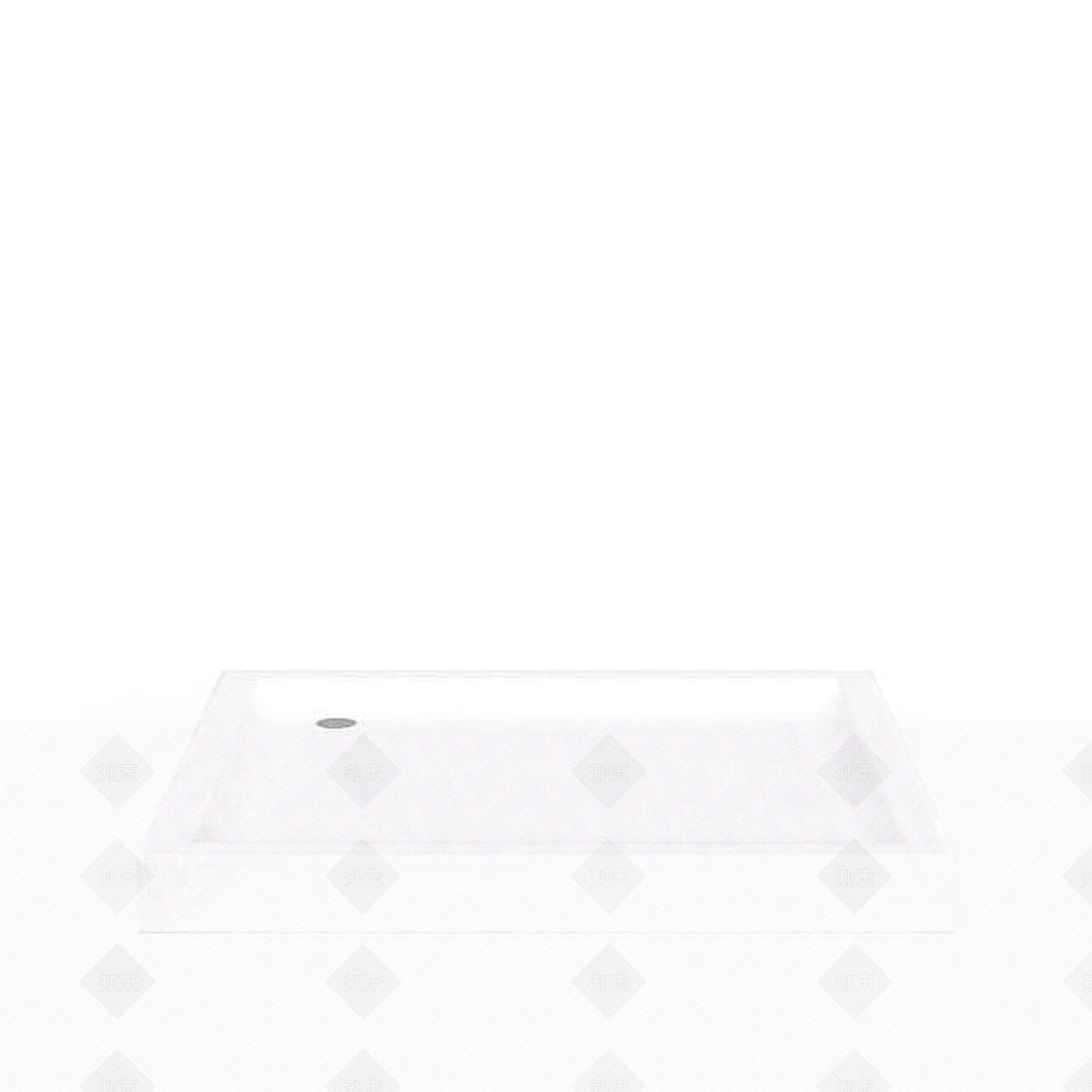 现代白色洗手盆3D模型下载【ID:1195883875】