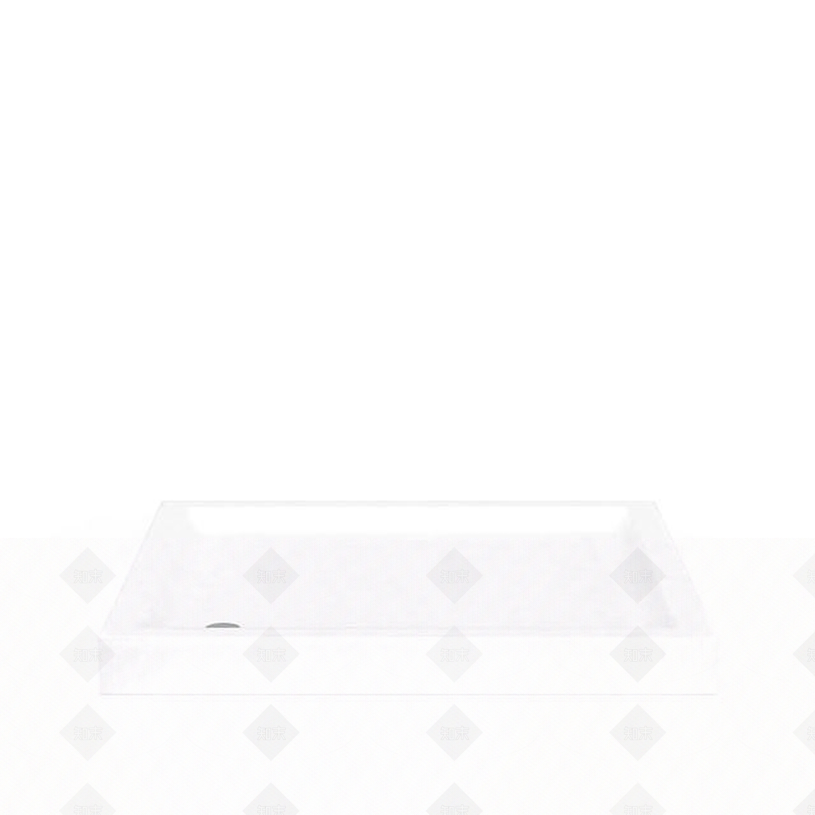 现代白色洗手盆3D模型下载【ID:1195883875】