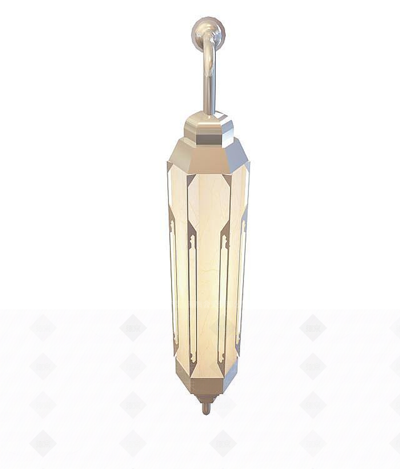 现代单体壁灯3D模型下载【ID:1195884665】