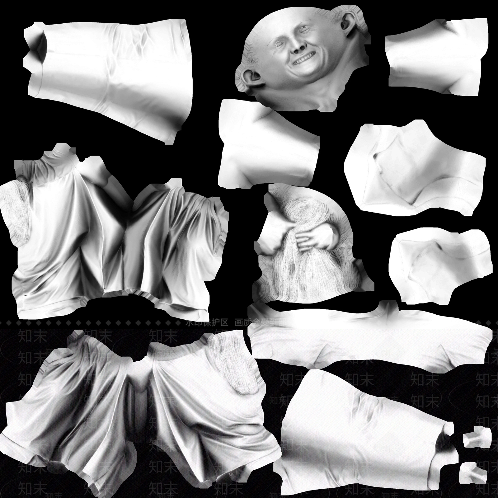 现代女人3D模型下载【ID:1195885004】