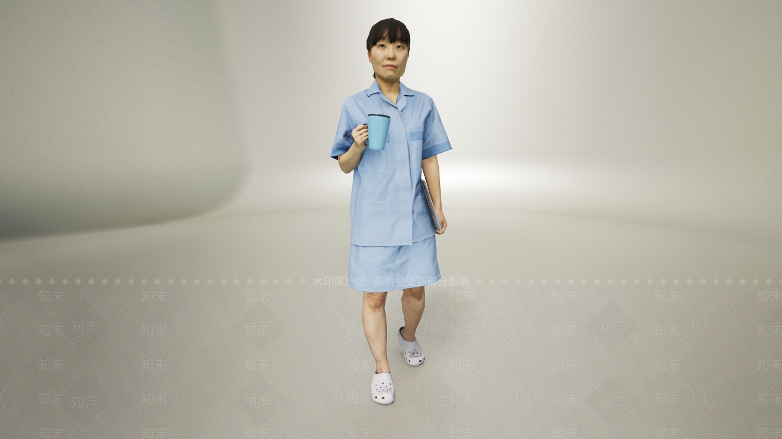 现代护士3D模型下载【ID:1195885144】