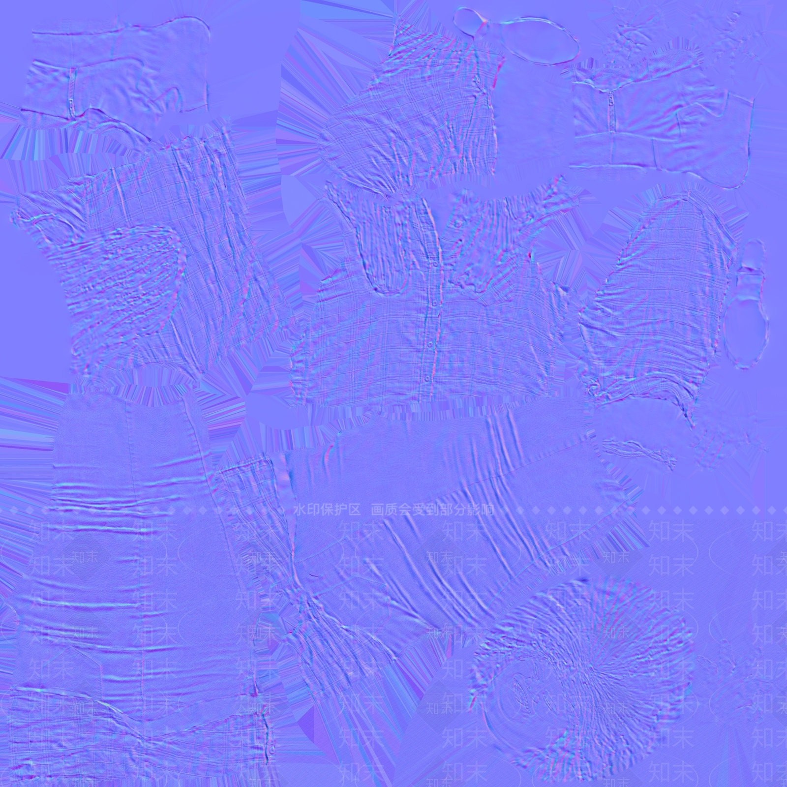 现代红色衬衫打招呼女人3D模型下载【ID:1195885457】