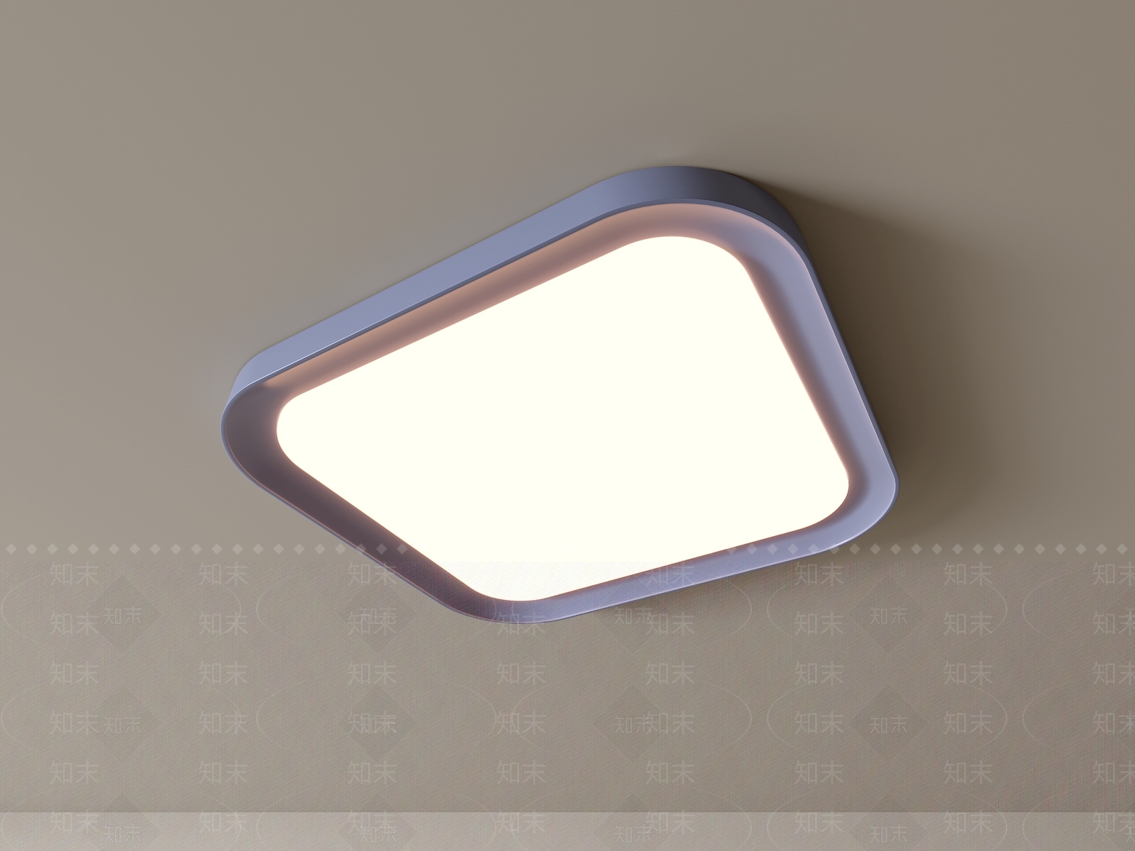 现代吸顶灯3D模型下载【ID:1195885950】