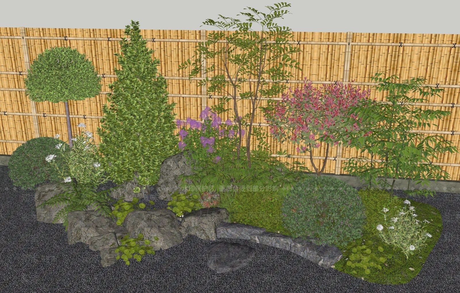 灌木SU模型下载【ID:1195886922】
