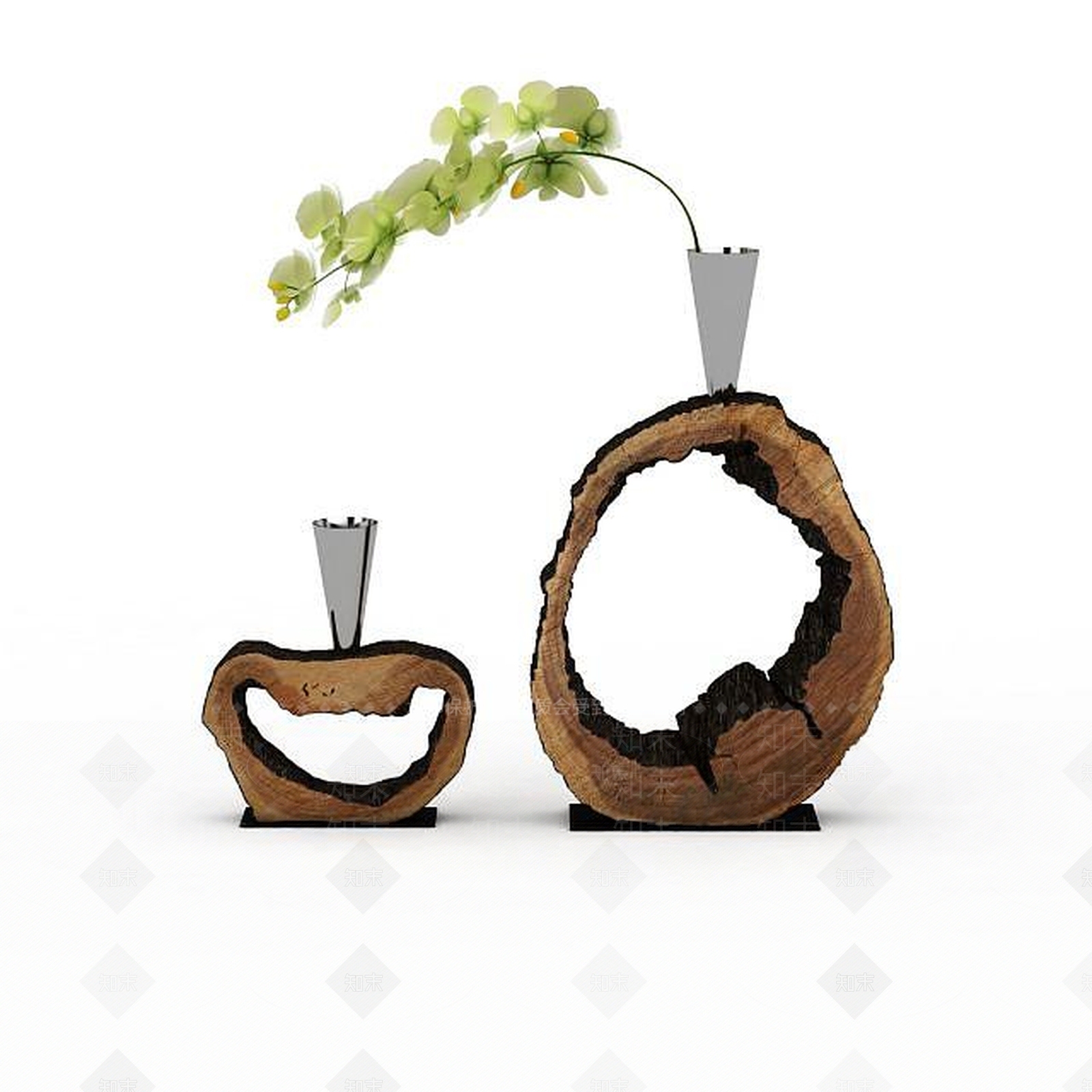 现代树形装饰3D模型下载【ID:1195887224】