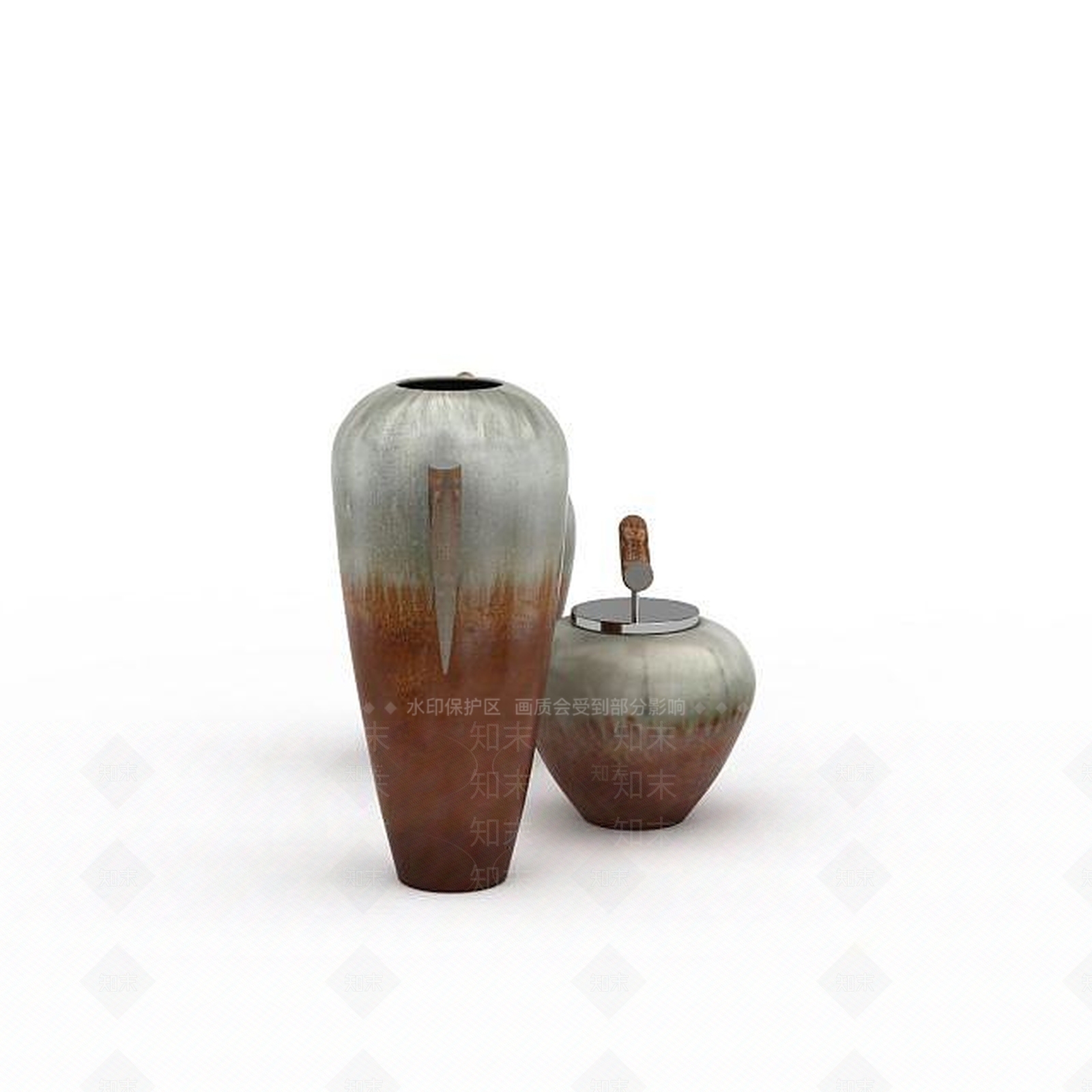 中式摆件3D模型下载【ID:1195887570】