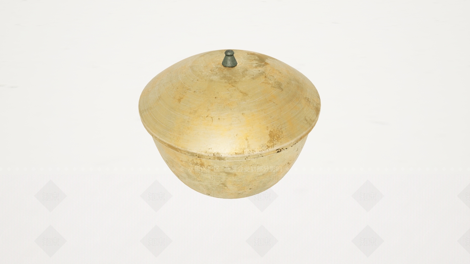 现代铜器餐具碗3D模型下载【ID:1195889236】
