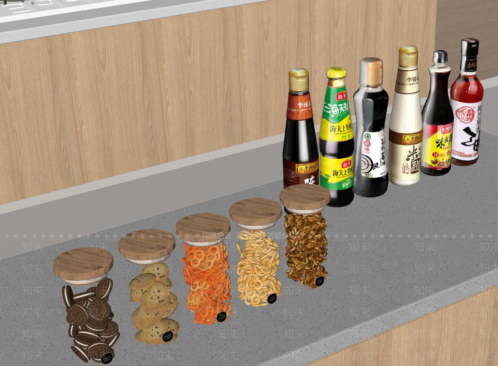调味品SU模型下载【ID:1195892126】