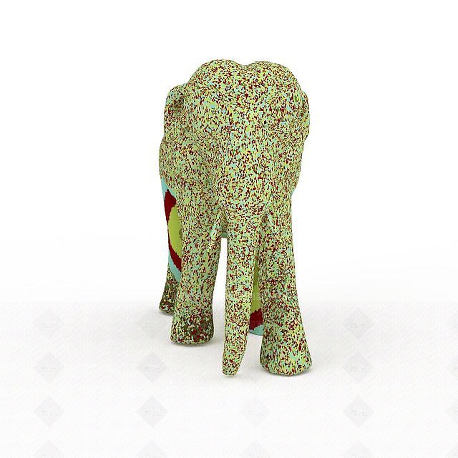 现代大象摆设品3D模型下载【ID:1195893521】