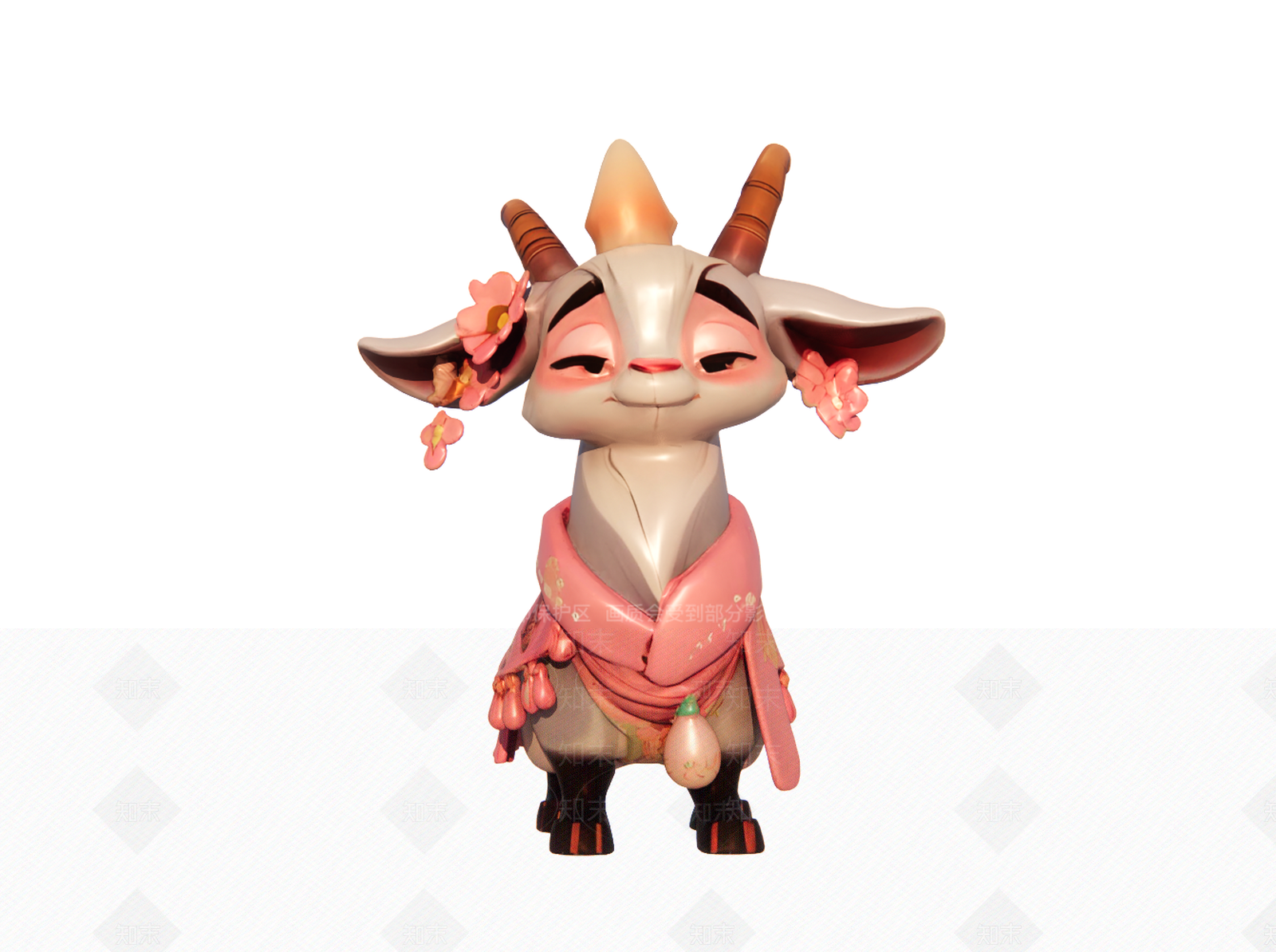 现代日式雕塑摆件SU模型下载【ID:1195893706】