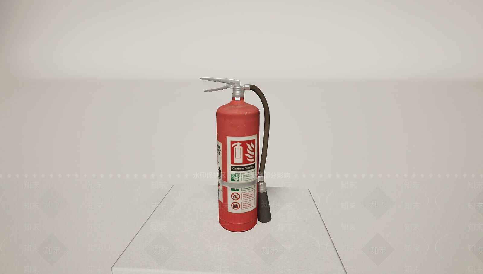 现代灭火器3D模型下载【ID:1195894995】
