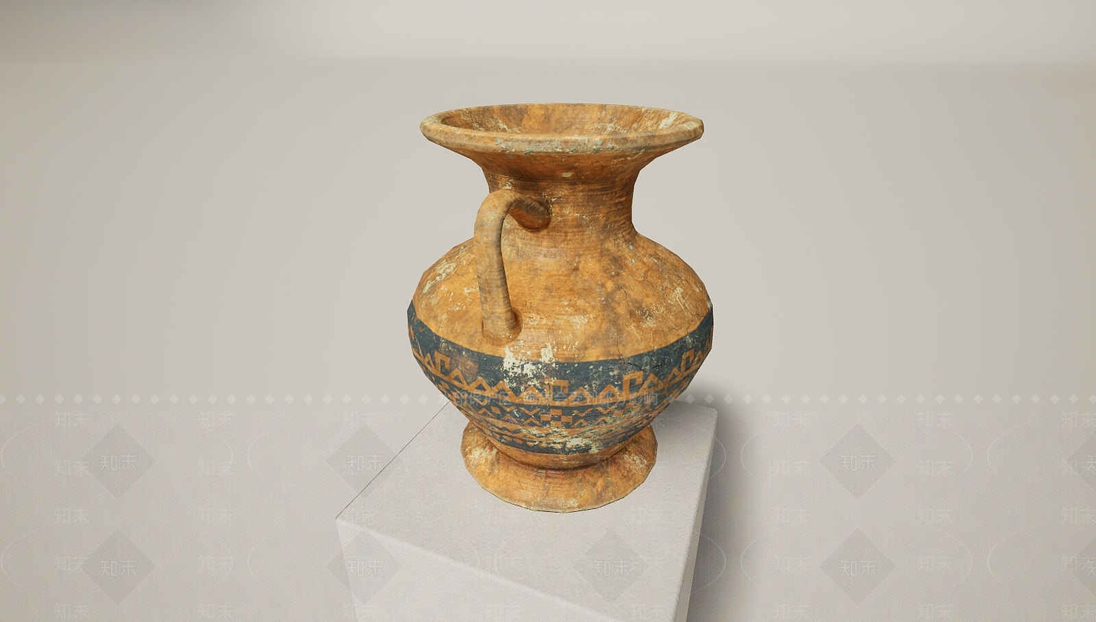 现代文物老物件瓶子罐子3D模型下载【ID:1195895004】