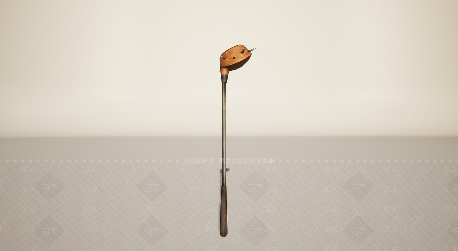 现代游戏装备武器高尔夫球杆3D模型下载【ID:1195897709】