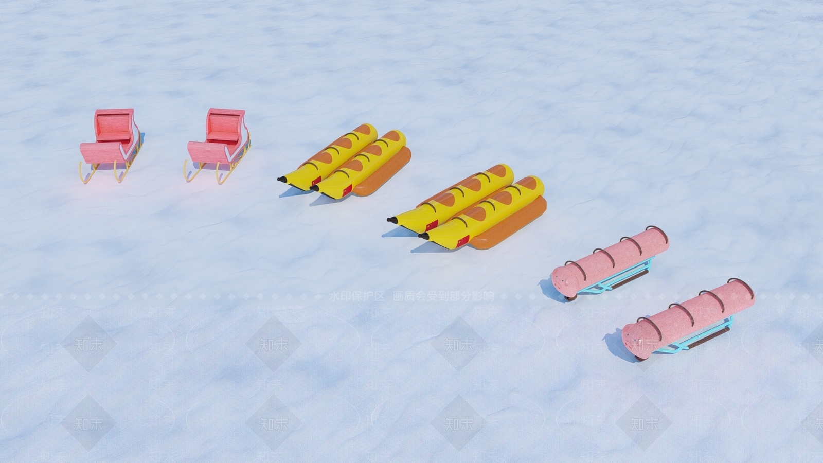 游乐设施SU模型下载【ID:1195898468】