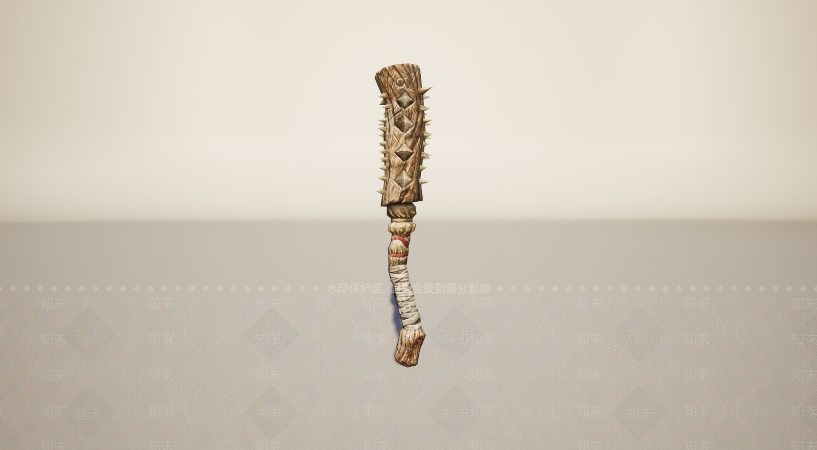 现代游戏装备武器狼牙棒3D模型下载【ID:1195898811】