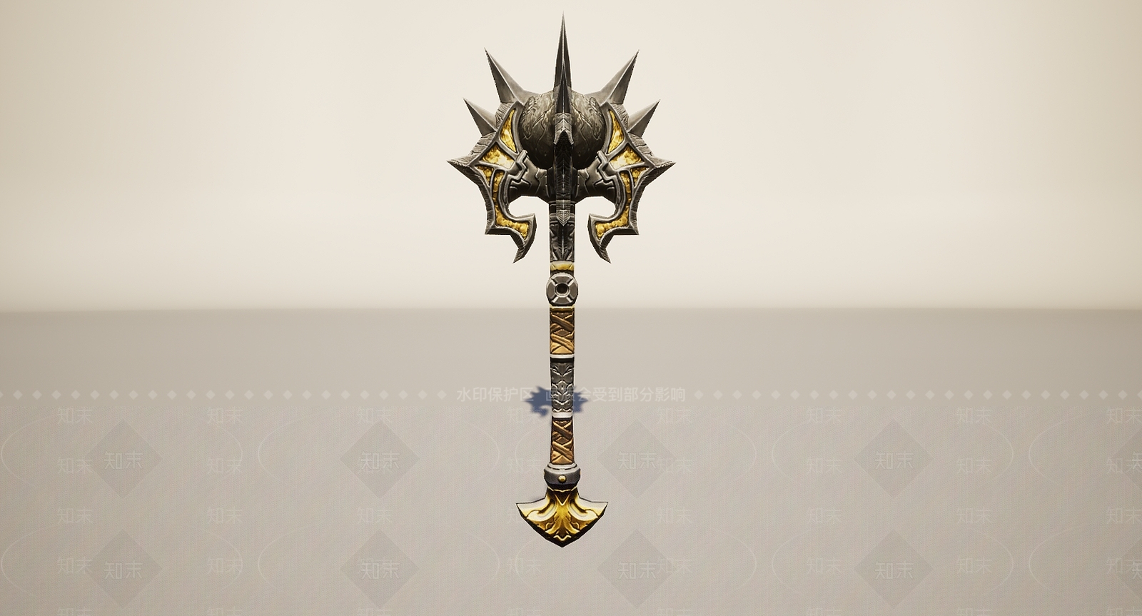 现代游戏装备武器3D模型下载【ID:1195898817】