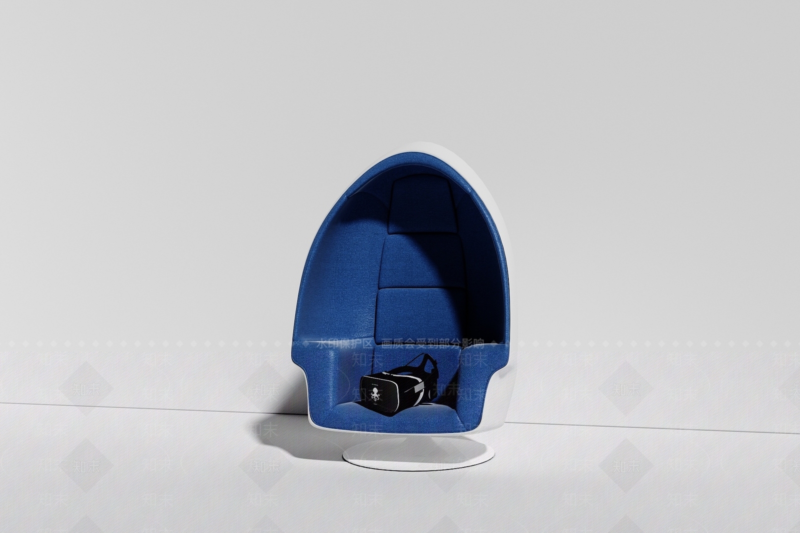 现代VR座椅蛋椅3D模型下载【ID:1195900598】