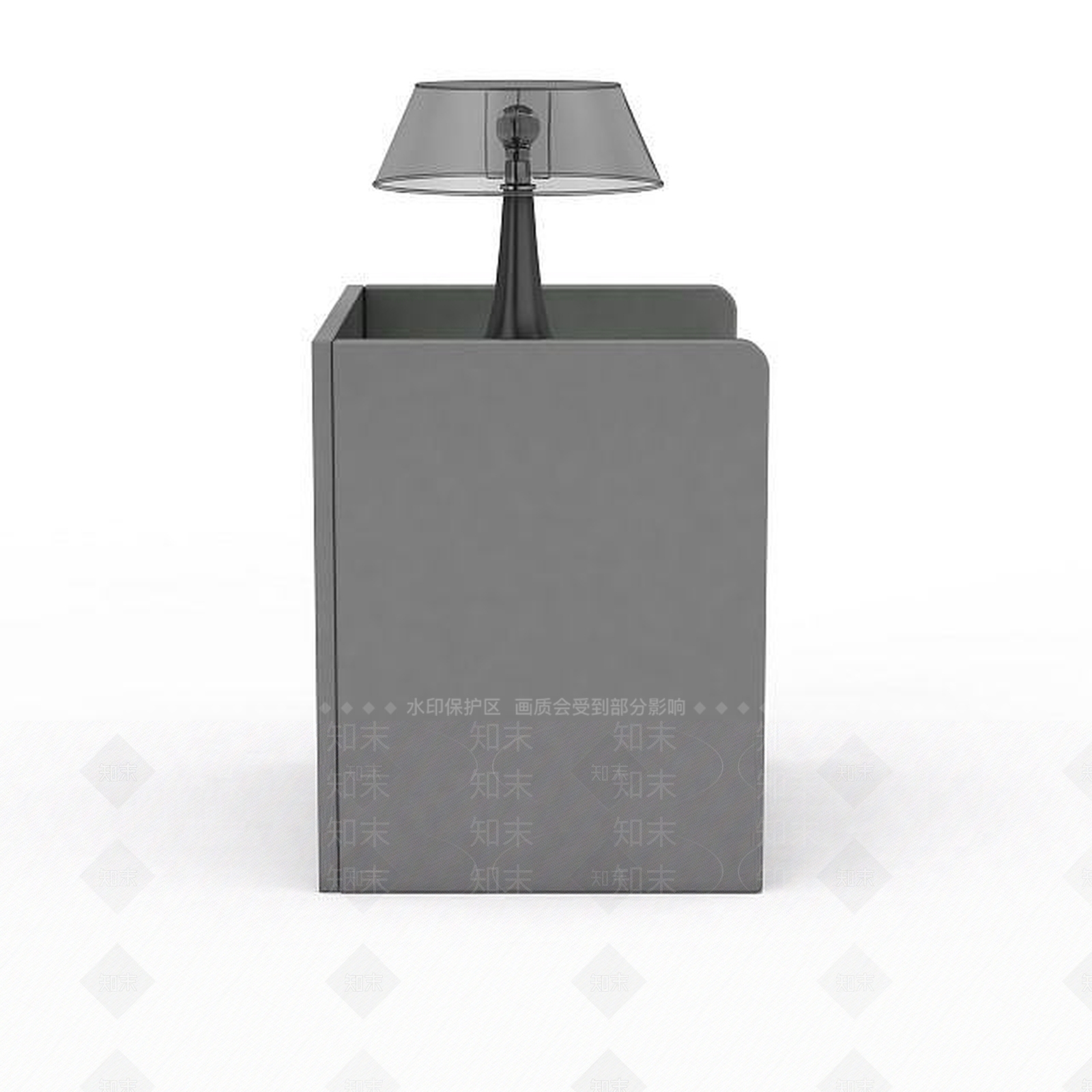 现代简约床头柜3D模型下载【ID:1195902560】