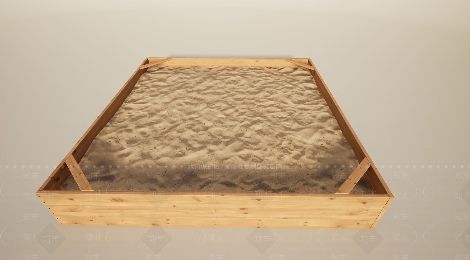 现代儿童娱乐设备沙滩3D模型下载【ID:1195904866】