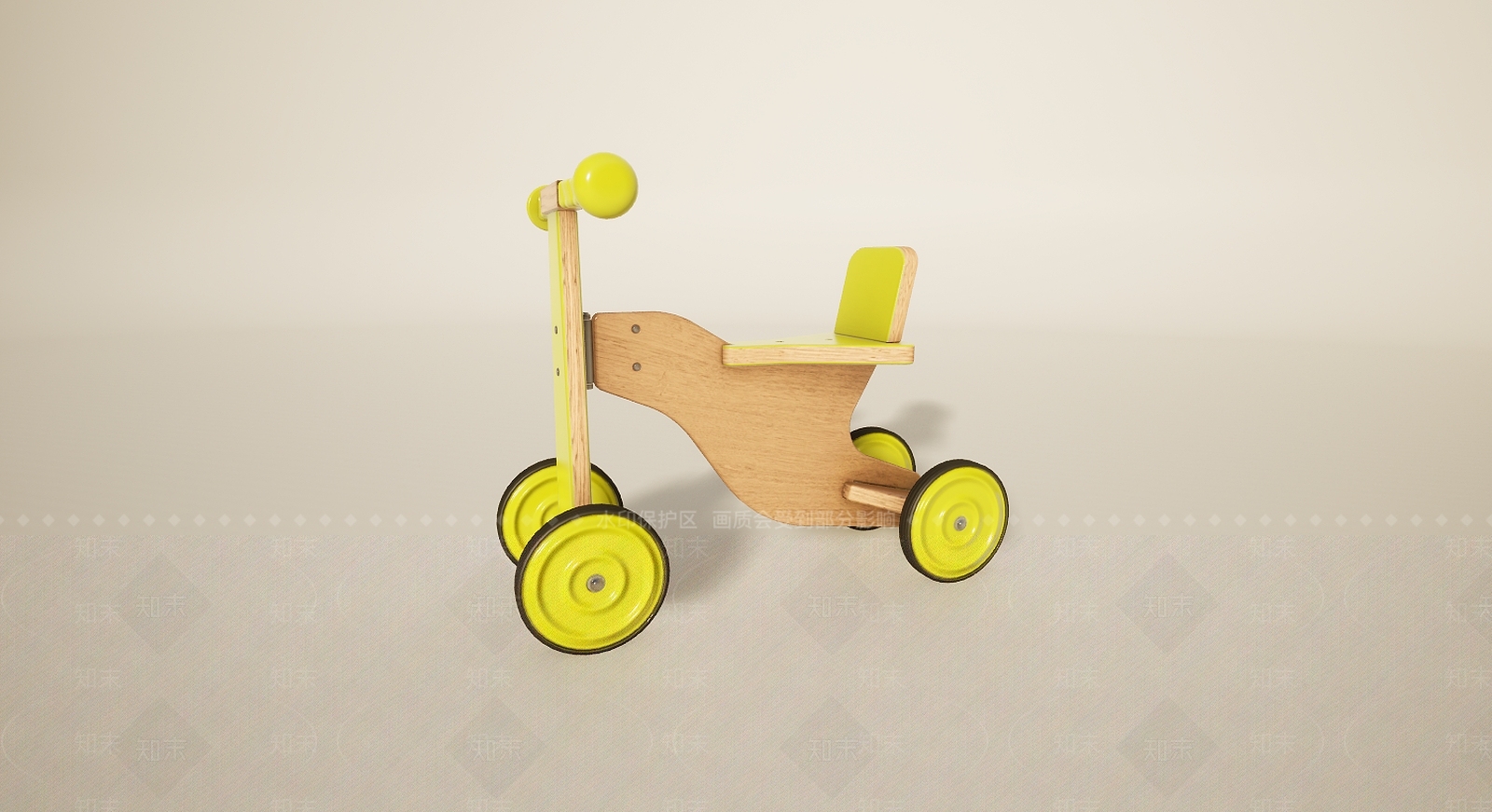 现代应有为学步车推车3D模型下载【ID:1195905803】