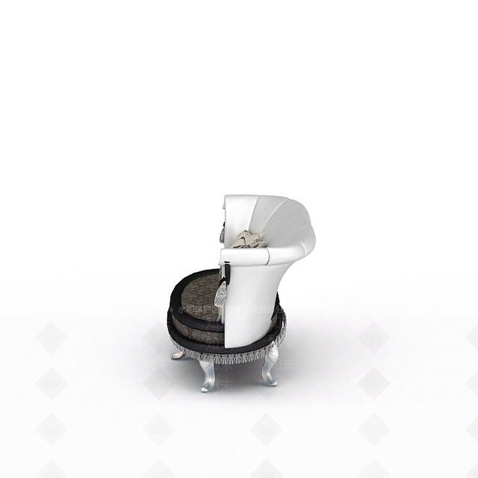 现代创意单人沙发3D模型下载【ID:1195907340】