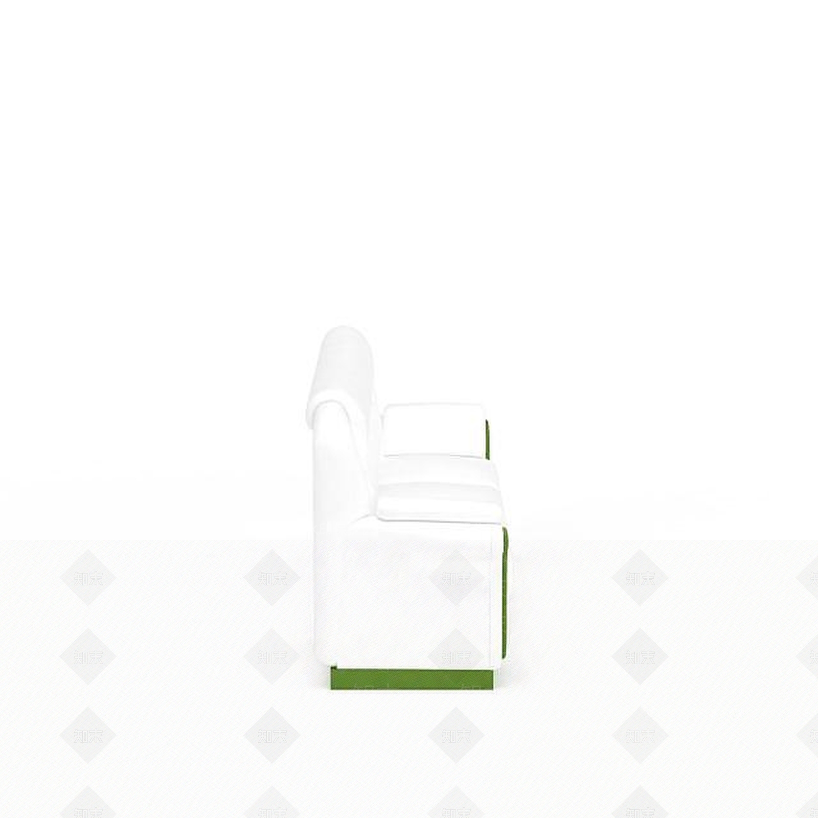现代白色多人沙发3D模型下载【ID:1195908623】