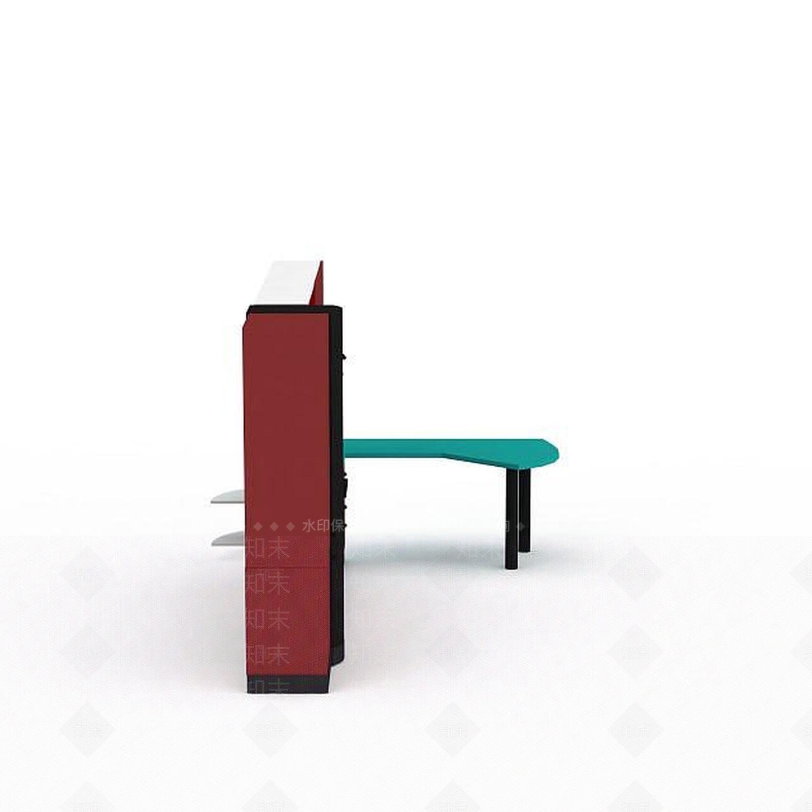 现代橱柜3D模型下载【ID:1195909913】