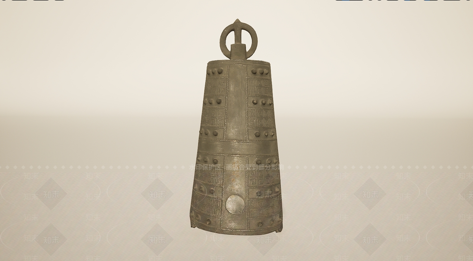 现代古老打击乐器编钟3D模型下载【ID:1195913003】