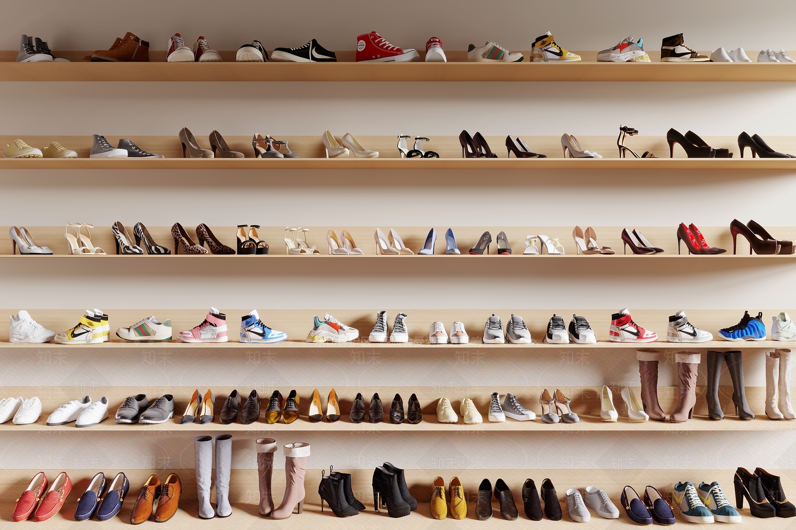 鞋子3D模型下载【ID:1195916241】