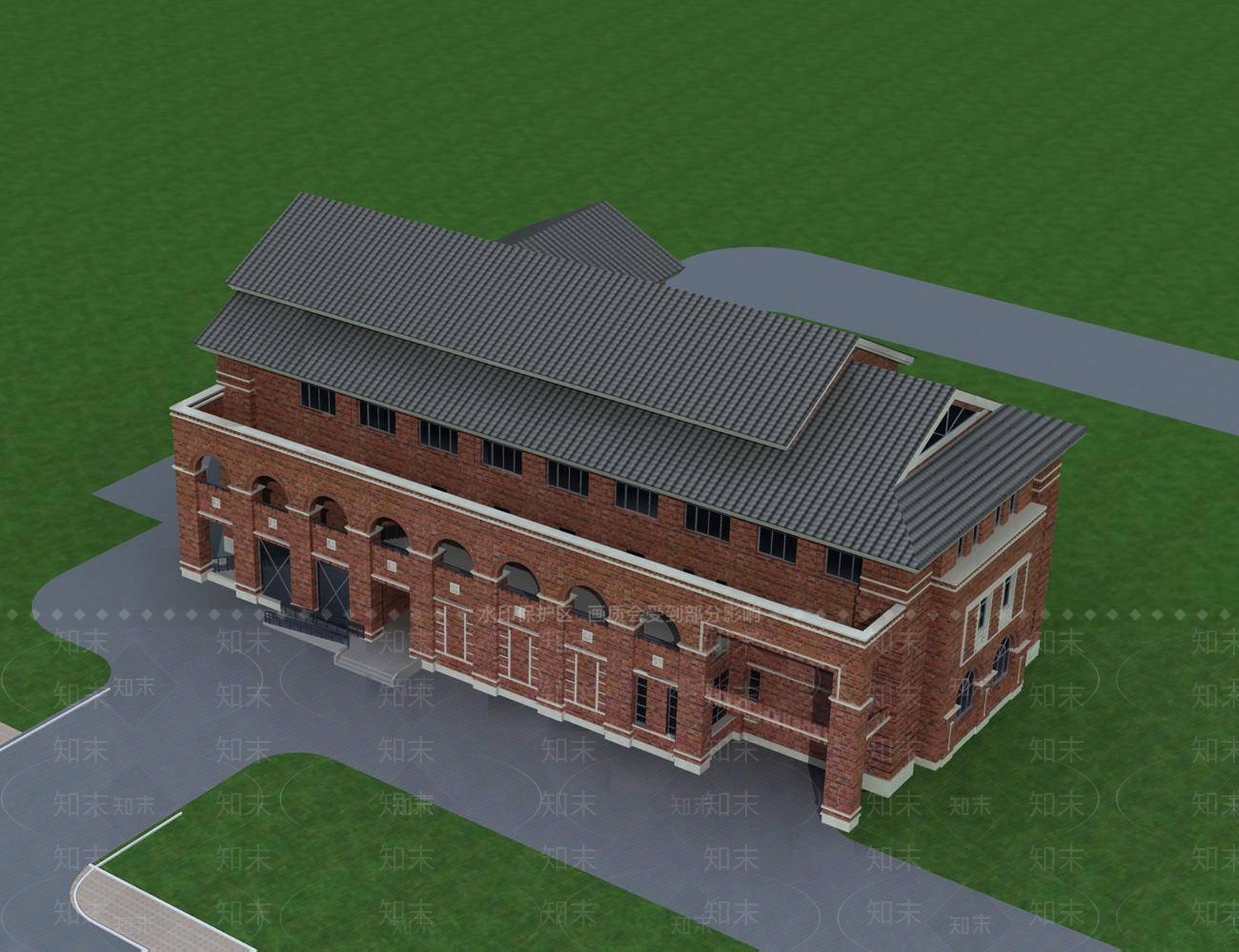 新中式其他办公空间3D模型下载【ID:1195918456】