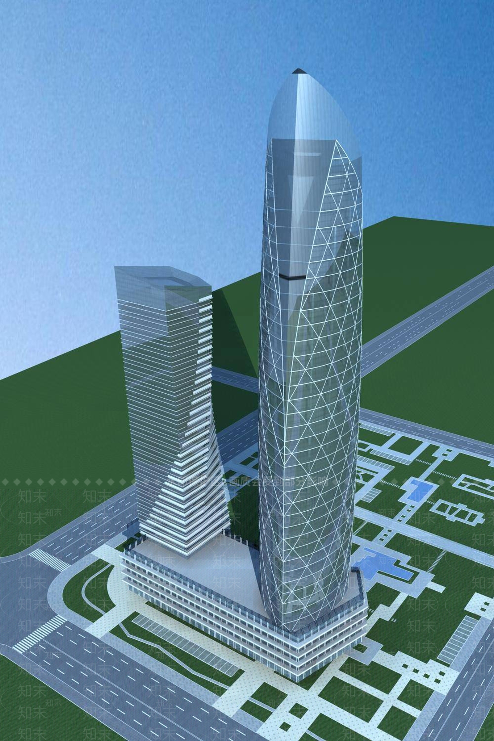 现代其他办公空间3D模型下载【ID:1195918522】