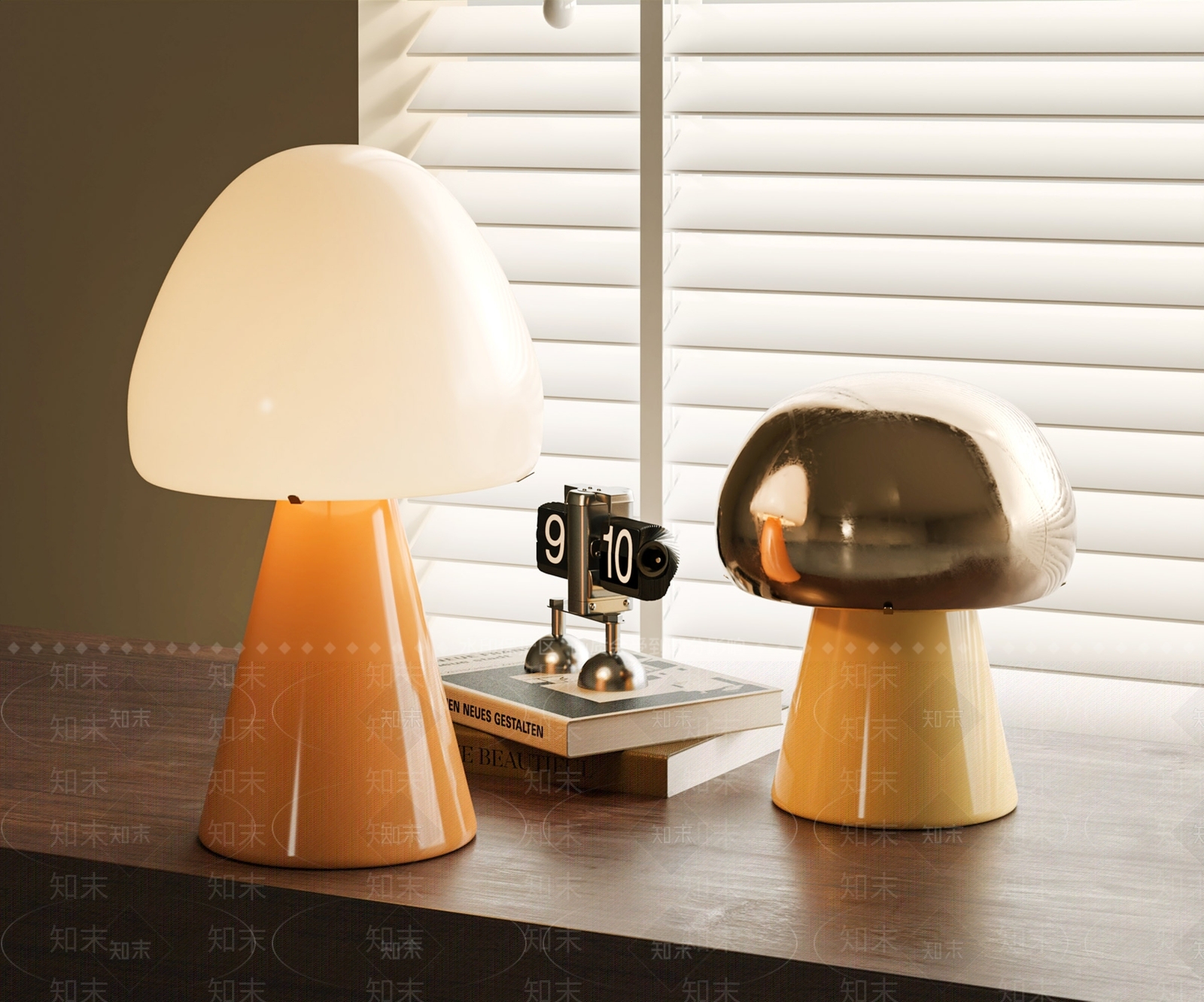 现代台灯SU模型下载【ID:1195919850】