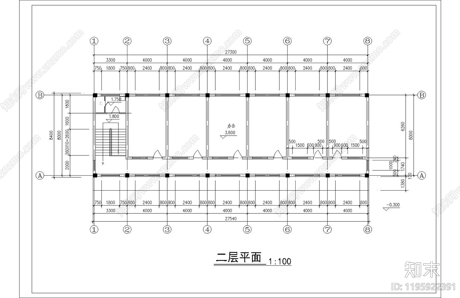 仿古建筑cad施工图下载【ID:1195922391】