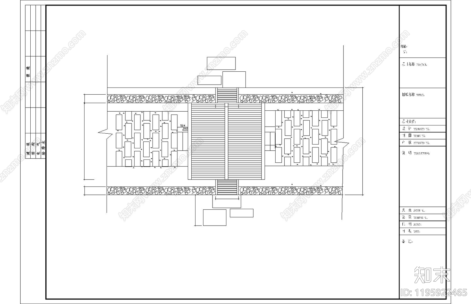 现代新中式亭子cad施工图下载【ID:1195922465】