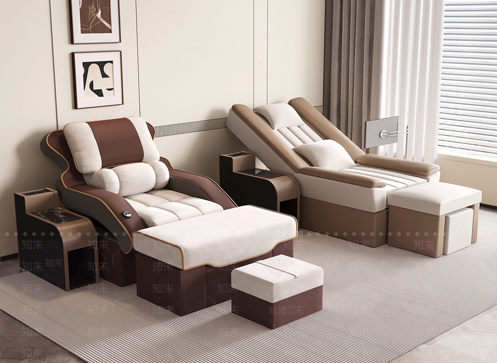 现代按摩椅3D模型下载【ID:1195923998】