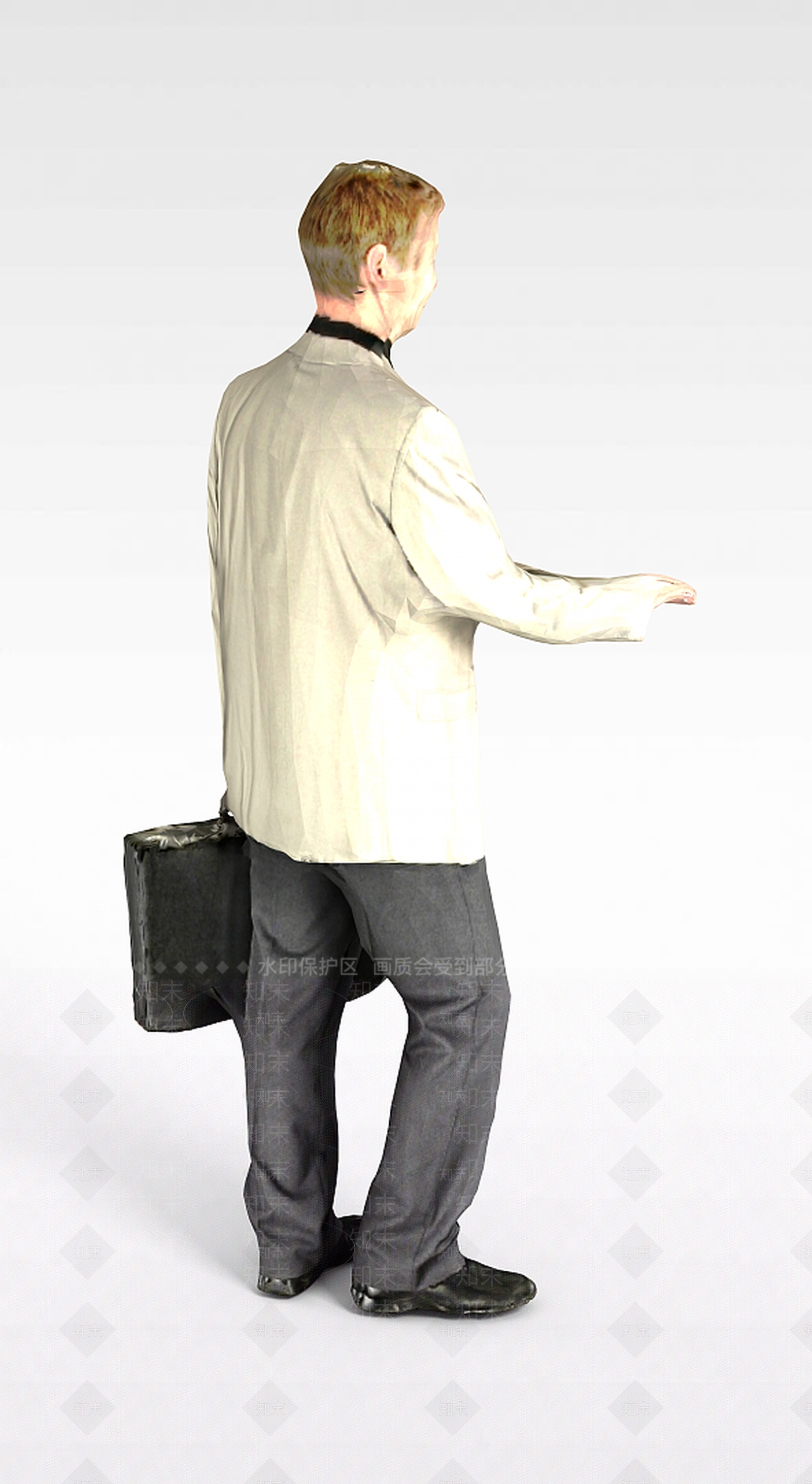 现代虚拟人物3D模型下载【ID:1195927475】