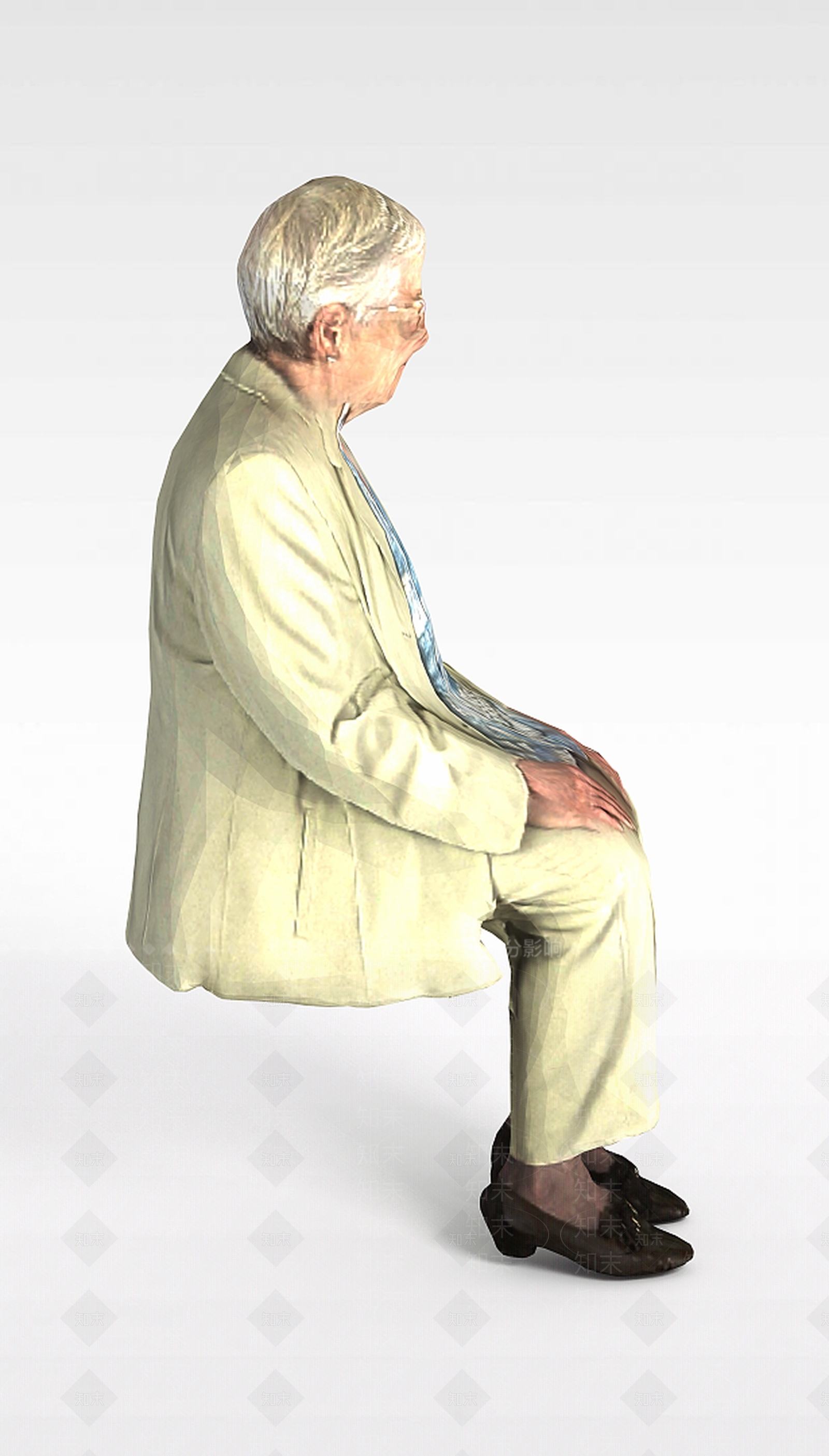 现代虚拟人物3D模型下载【ID:1195927594】