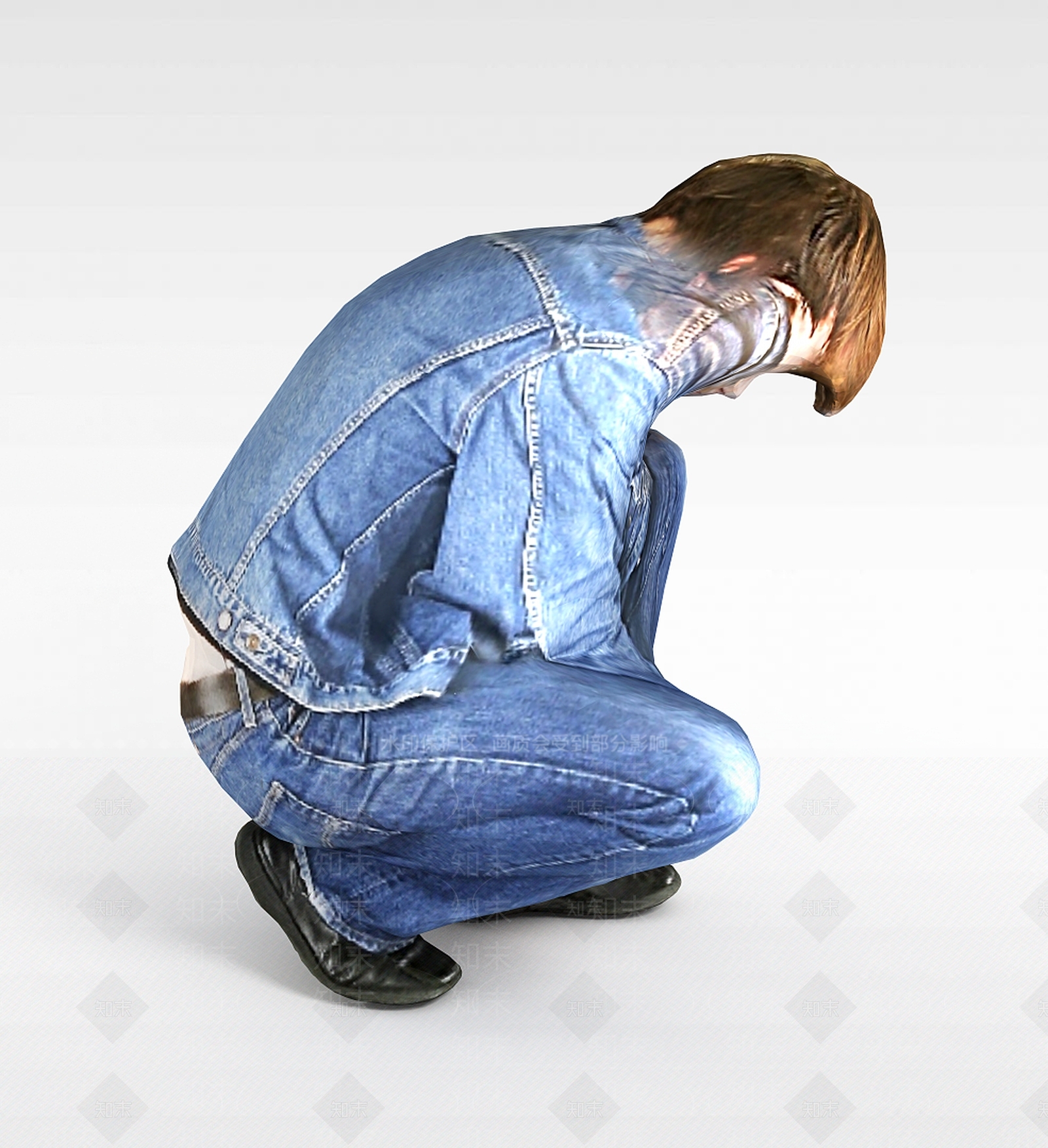 现代虚拟人物3D模型下载【ID:1195927602】