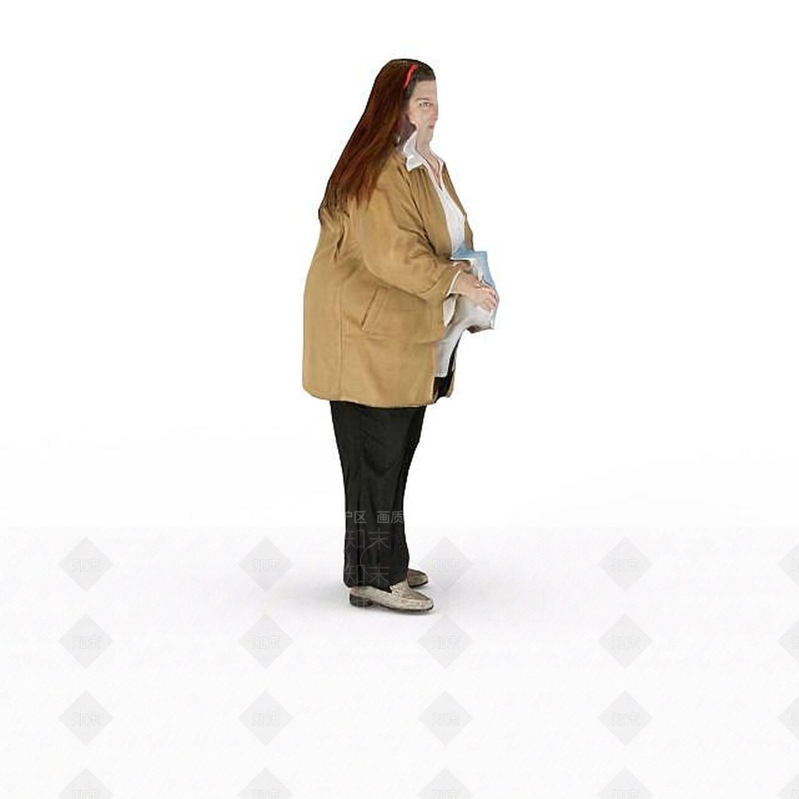 现代虚拟人物3D模型下载【ID:1195927739】