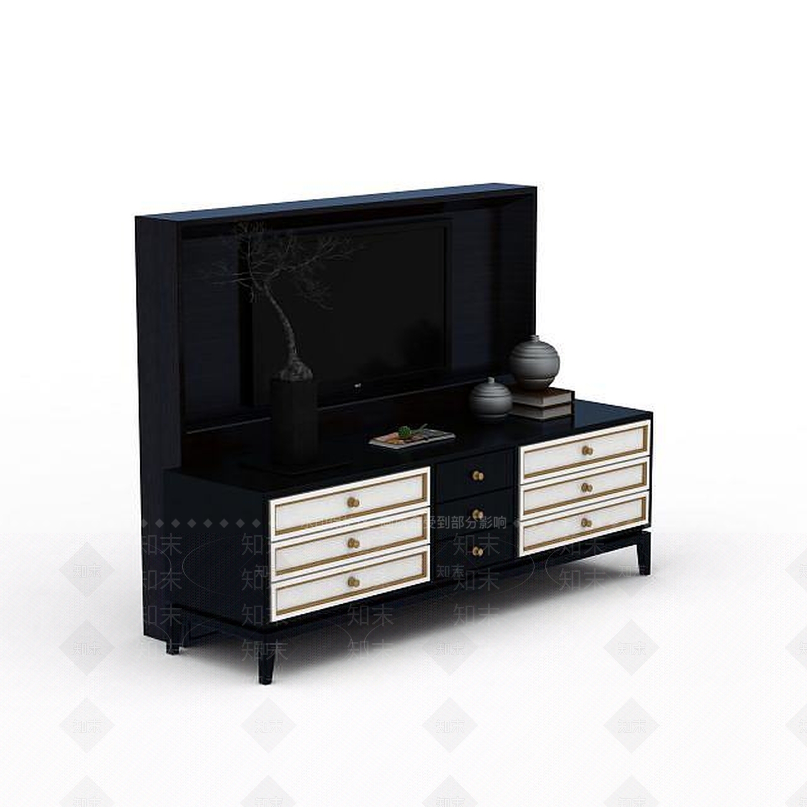 现代衣柜3D模型下载【ID:1195928101】
