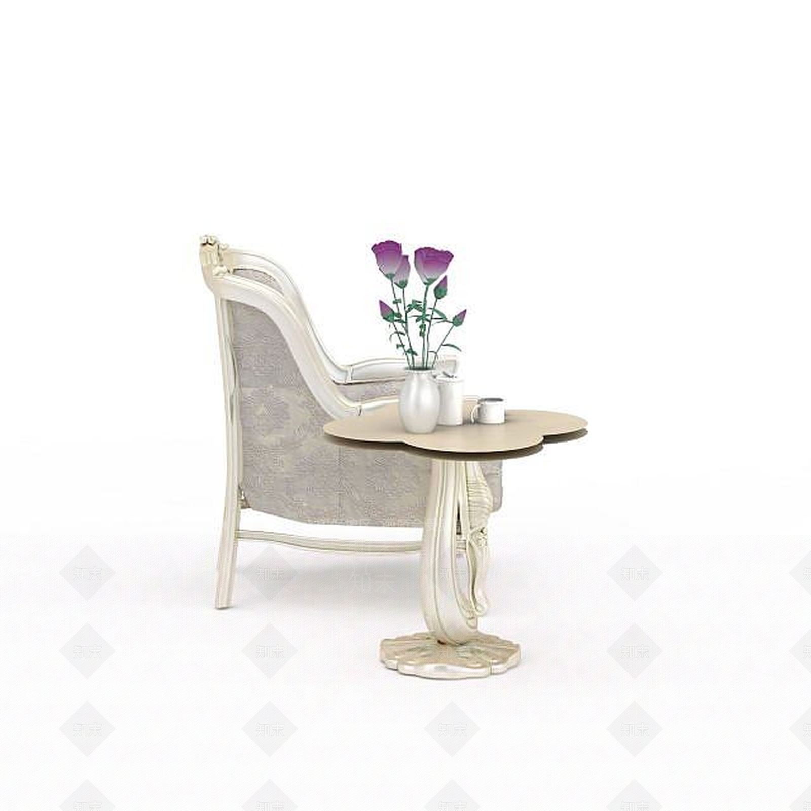 现代双人沙发3D模型下载【ID:1195928288】