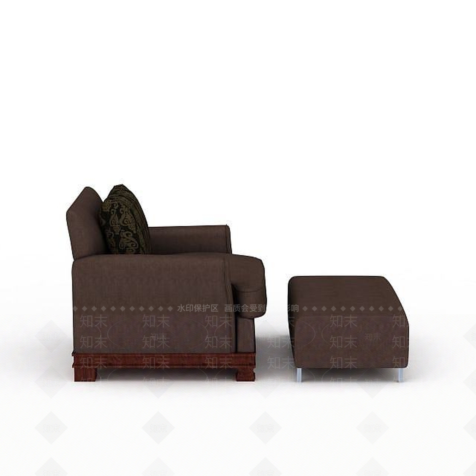 现代双人沙发3D模型下载【ID:1195929472】