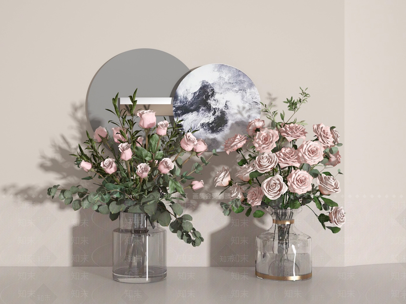 现代花艺3D模型下载【ID:1195932279】