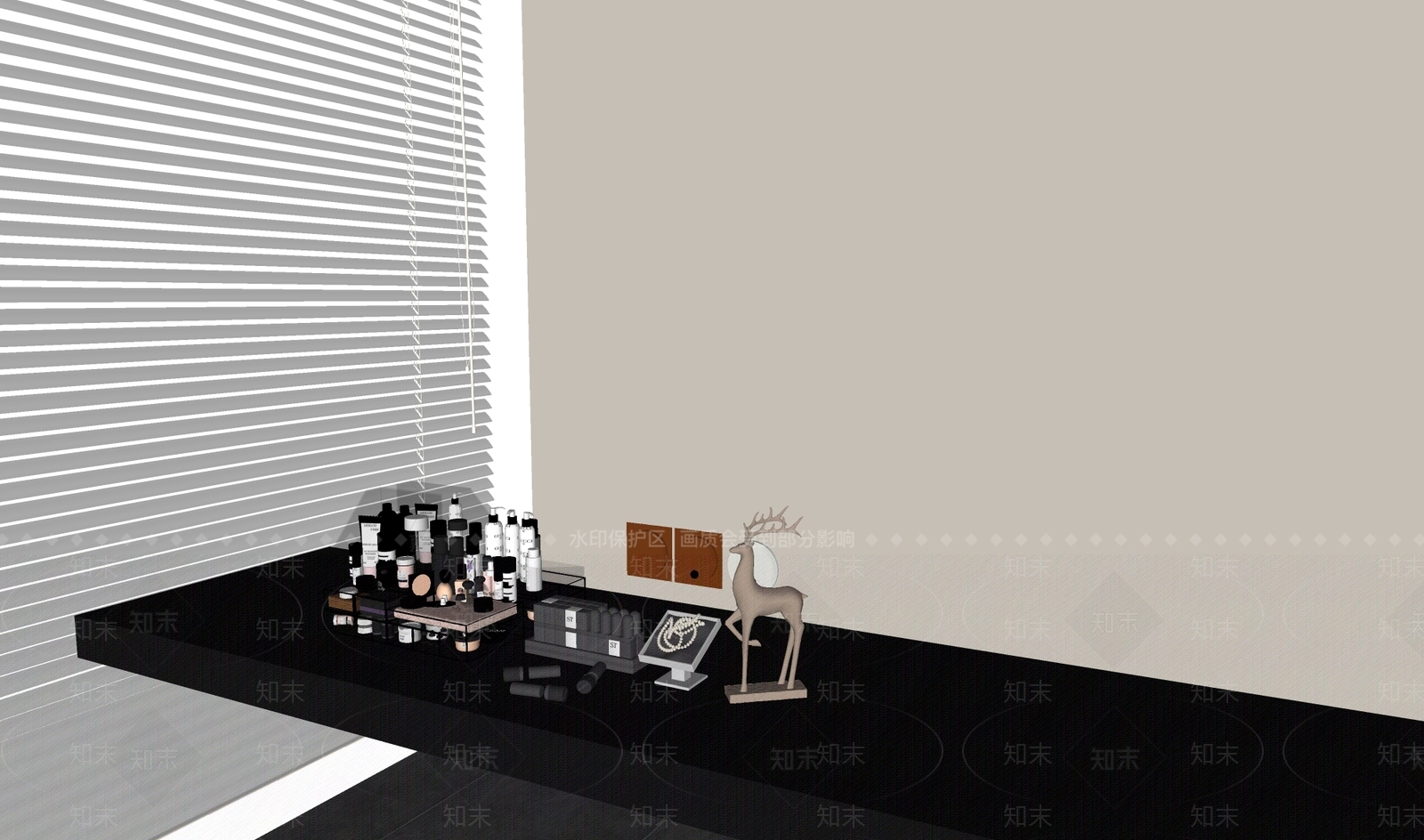 化妆品SU模型下载【ID:1195936335】