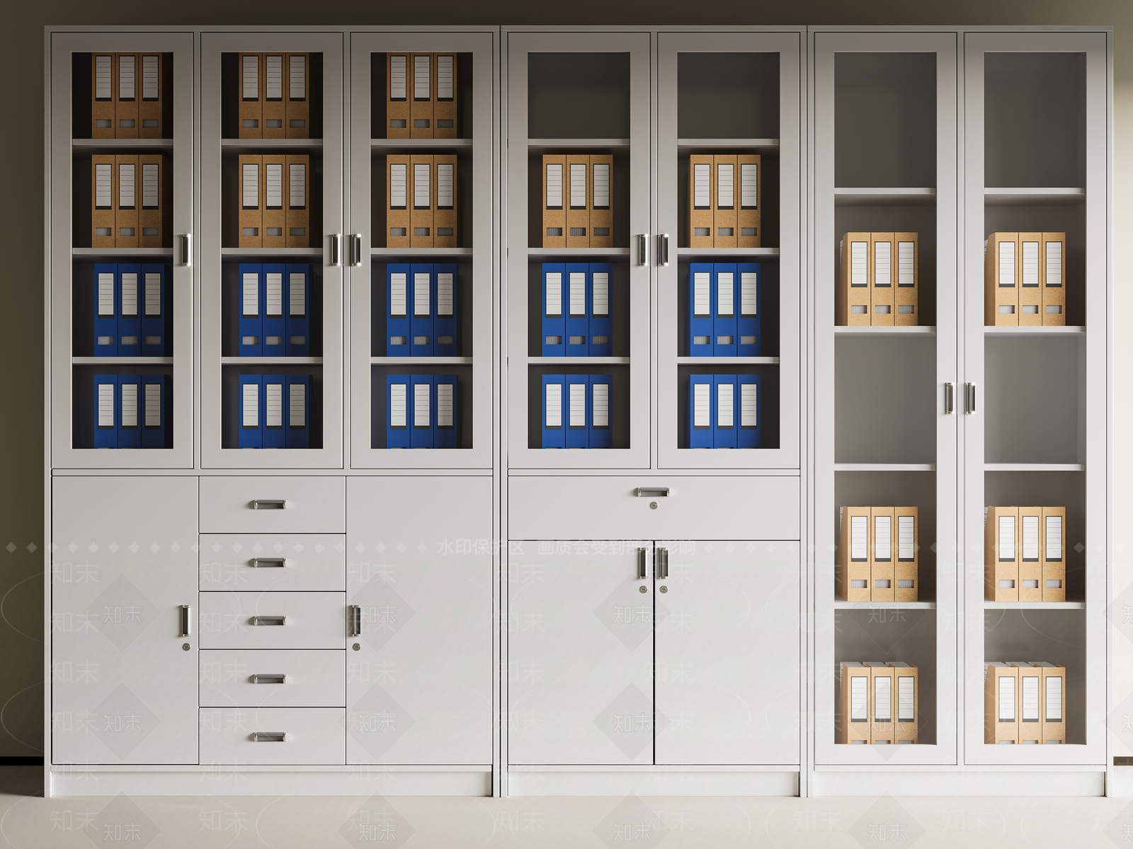 现代简约储物柜SU模型下载【ID:1195939919】
